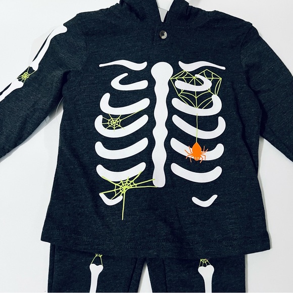 Infant boys Skeleton 2pc matching set - Picture 6 of 7